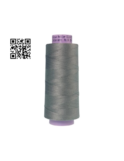 Hilo de algodón Silk Finish nº50 - Grupo Amann Mettler. Disponible en caja de 2 conos de 1829mts - Ref. 9150