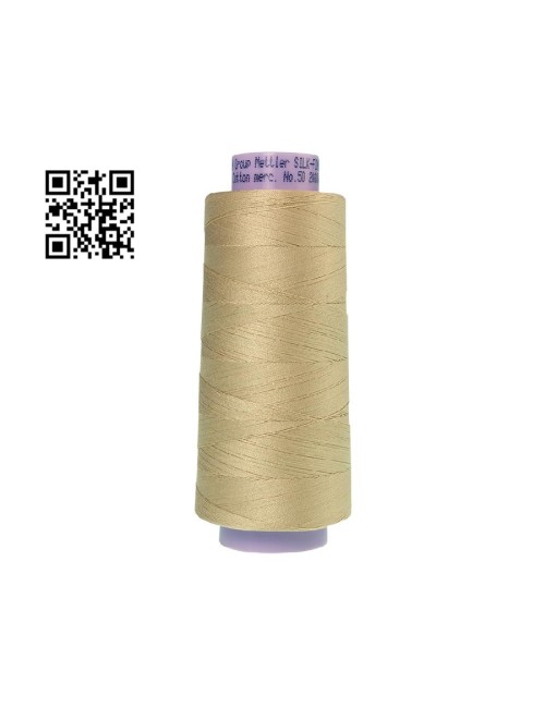 Hilo de algodón Silk Finish nº50 - Grupo Amann Mettler. Disponible en caja de 2 conos de 1829mts - Ref. 9150