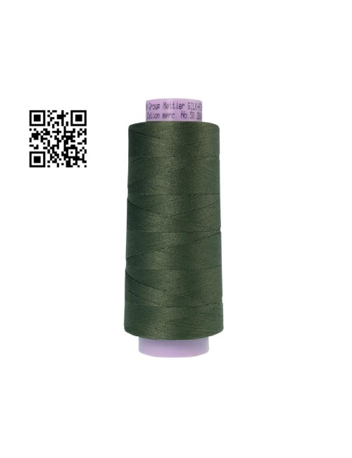 Hilo de algodón Silk Finish nº50 - Grupo Amann Mettler. Disponible en caja de 2 conos de 1829mts - Ref. 9150