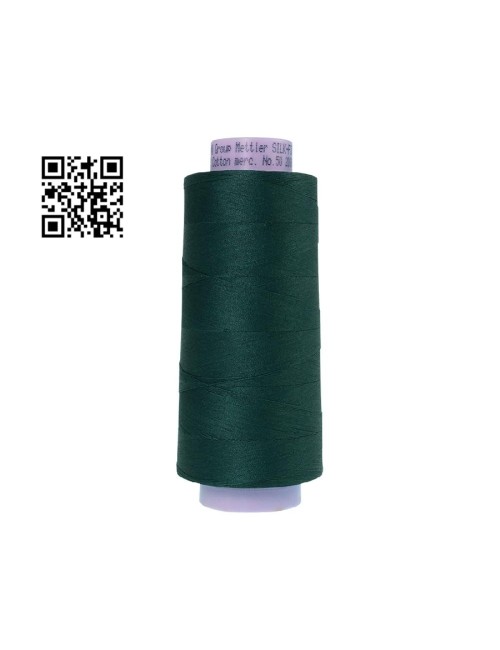 Hilo de algodón Silk Finish nº50 - Grupo Amann Mettler. Disponible en caja de 2 conos de 1829mts - Ref. 9150