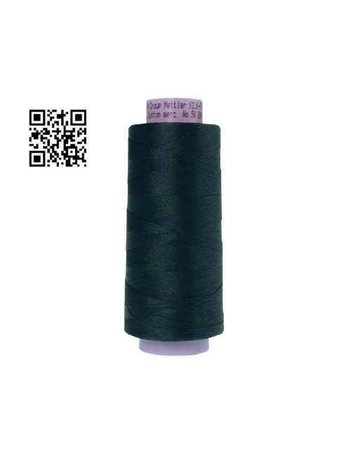 Hilo de algodón Silk Finish nº50 - Grupo Amann Mettler. Disponible en caja de 2 conos de 1829mts - Ref. 9150