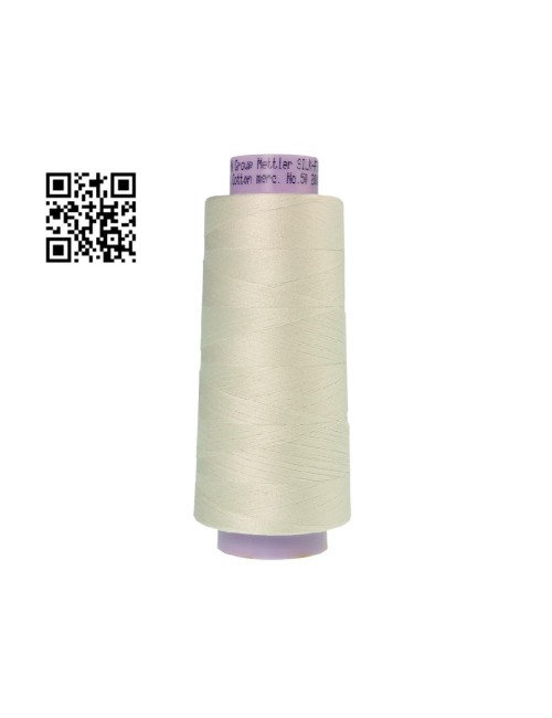 Hilo de algodón Silk Finish nº50 - Grupo Amann Mettler. Disponible en caja de 2 conos de 1829mts - Ref. 9150