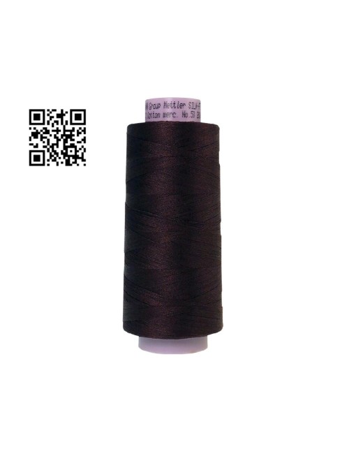 Hilo de algodón Silk Finish nº50 - Grupo Amann Mettler. Disponible en caja de 2 conos de 1829mts - Ref. 9150