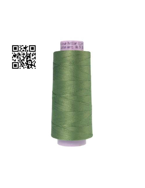 Hilo de algodón Silk Finish nº50 - Grupo Amann Mettler. Disponible en caja de 2 conos de 1829mts - Ref. 9150