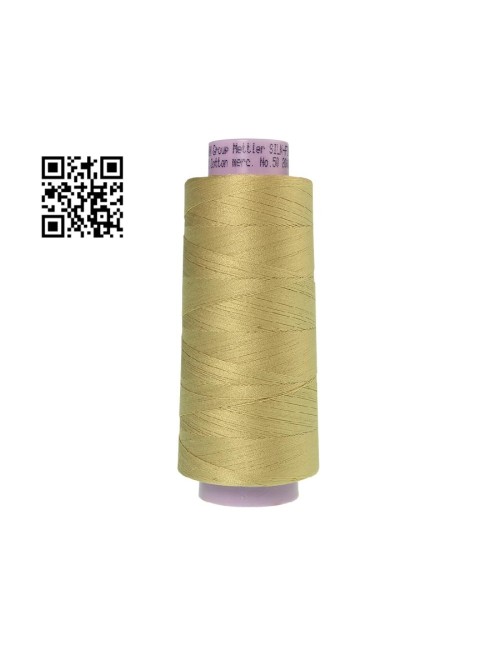 Hilo de algodón Silk Finish nº50 - Grupo Amann Mettler. Disponible en caja de 2 conos de 1829mts - Ref. 9150