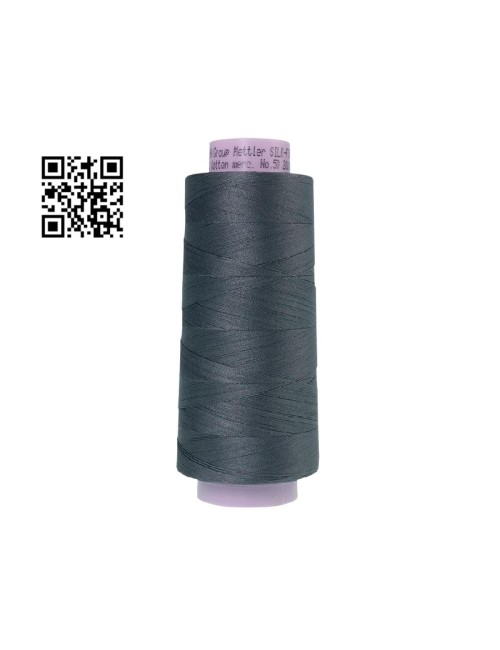 Hilo de algodón Silk Finish nº50 - Grupo Amann Mettler. Disponible en caja de 2 conos de 1829mts - Ref. 9150