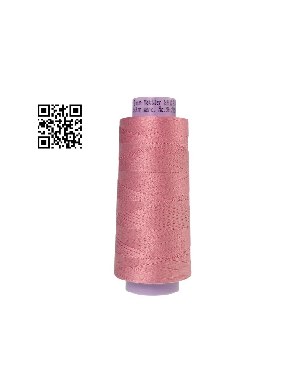 Hilo de algodón Silk Finish nº50 - Grupo Amann Mettler. Disponible en caja de 2 conos de 1829mts - Ref. 9150