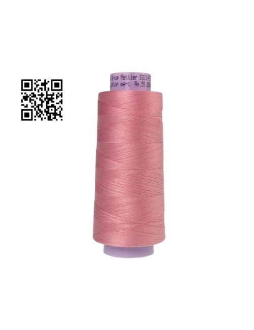 Hilo de algodón Silk Finish nº50 - Grupo Amann Mettler. Disponible en caja de 2 conos de 1829mts - Ref. 9150