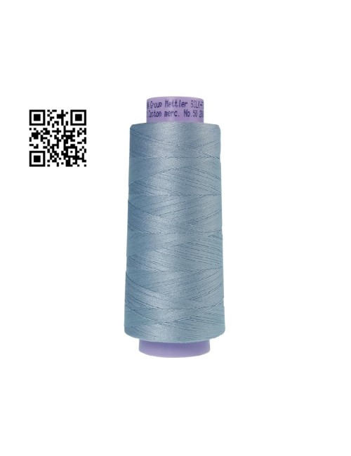 Hilo de algodón Silk Finish nº50 - Grupo Amann Mettler. Disponible en caja de 2 conos de 1829mts - Ref. 9150