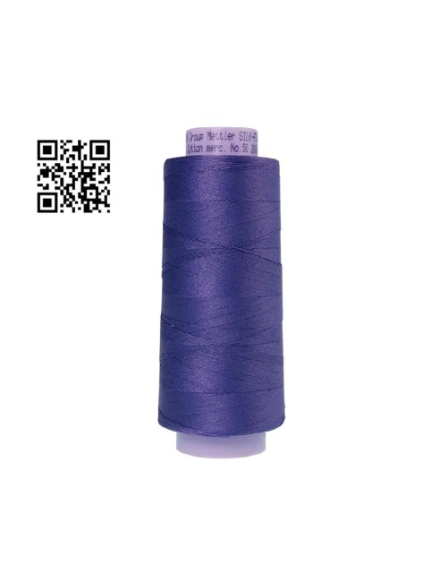 Hilo de algodón Silk Finish nº50 - Grupo Amann Mettler. Disponible en caja de 2 conos de 1829mts - Ref. 9150