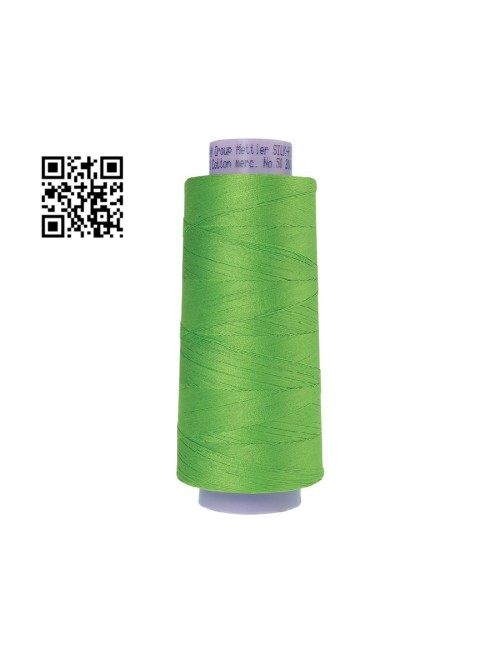 Hilo de algodón Silk Finish nº50 - Grupo Amann Mettler. Disponible en caja de 2 conos de 1829mts - Ref. 9150