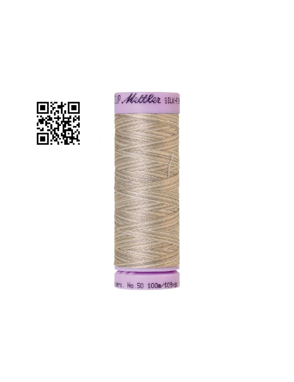 Hilo de algodón Silk Finish Multi nº50 - Grupo Amann Mettler. Disponible en caja de 5 carretes de 100mts - Ref. 9075