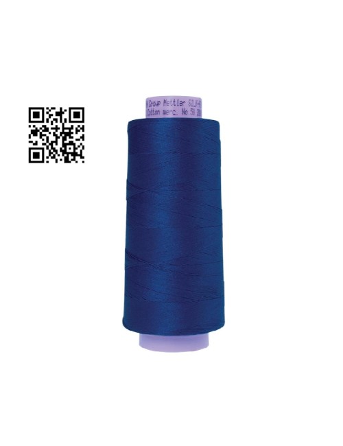 Hilo de algodón Silk Finish nº50 - Grupo Amann Mettler. Disponible en caja de 2 conos de 1829mts - Ref. 9150