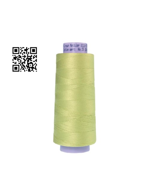 Hilo de algodón Silk Finish nº50 - Grupo Amann Mettler. Disponible en caja de 2 conos de 1829mts - Ref. 9150