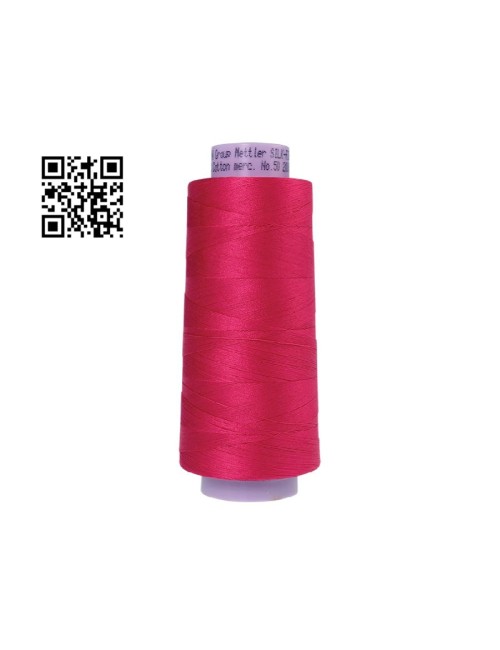 Hilo de algodón Silk Finish nº50 - Grupo Amann Mettler. Disponible en caja de 2 conos de 1829mts - Ref. 9150