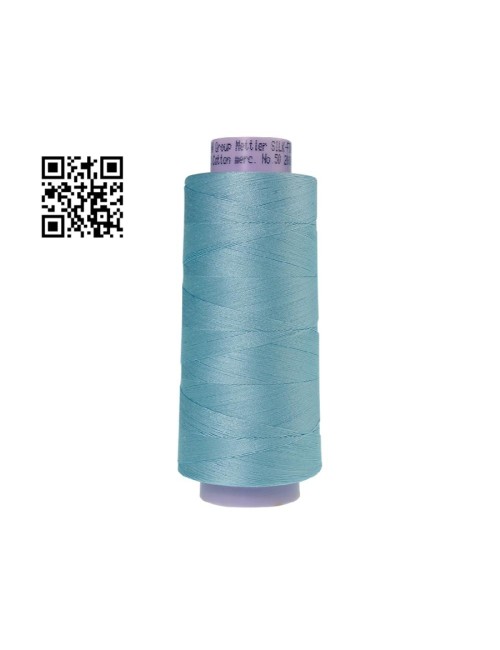 Hilo de algodón Silk Finish nº50 - Grupo Amann Mettler. Disponible en caja de 2 conos de 1829mts - Ref. 9150