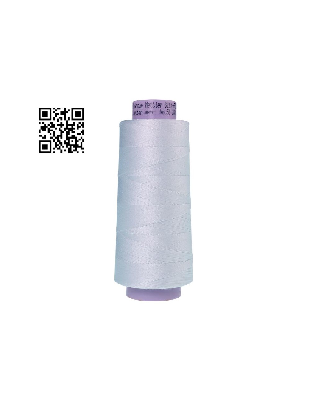 Hilo de algodón Silk Finish nº50 - Grupo Amann Mettler. Disponible en caja de 2 conos de 1829mts - Ref. 9150