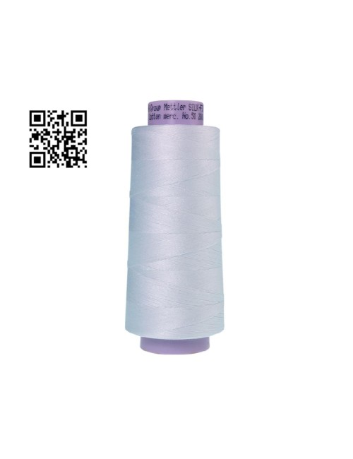 Hilo de algodón Silk Finish nº50 - Grupo Amann Mettler. Disponible en caja de 2 conos de 1829mts - Ref. 9150