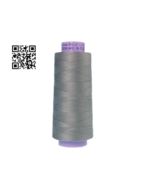 Hilo de algodón Silk Finish nº50 - Grupo Amann Mettler. Disponible en caja de 2 conos de 1829mts - Ref. 9150