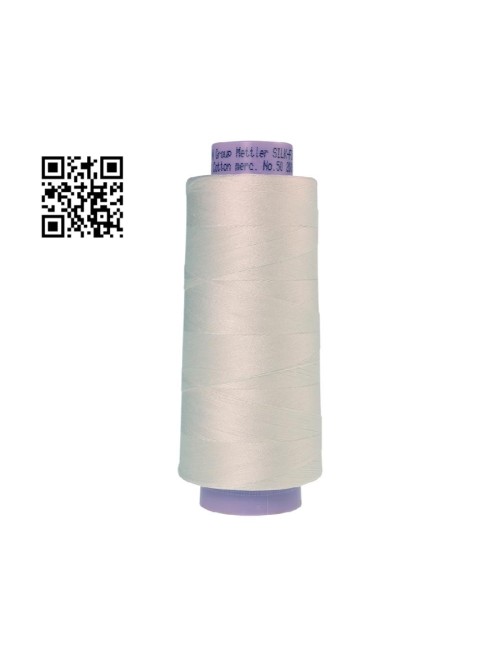 Hilo de algodón Silk Finish nº50 - Grupo Amann Mettler. Disponible en caja de 2 conos de 1829mts - Ref. 9150