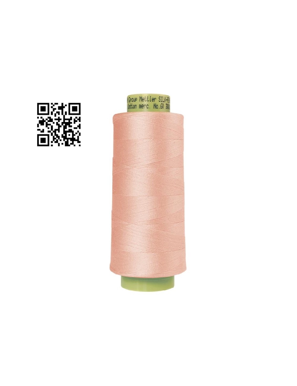 Hilo de algodón Silk Finish nº60 - Grupo Amann Mettler. Disponible en caja de 2 conos de 2743mts - Ref. 9160