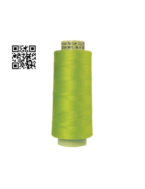 Hilo de algodón Silk Finish nº60 - Grupo Amann Mettler. Disponible en caja de 2 conos de 2743mts - Ref. 9160
