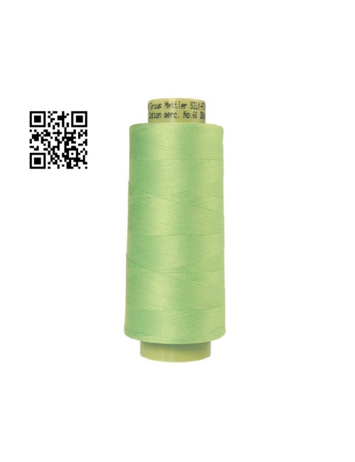 Hilo de algodón Silk Finish nº60 - Grupo Amann Mettler. Disponible en caja de 2 conos de 2743mts - Ref. 9160