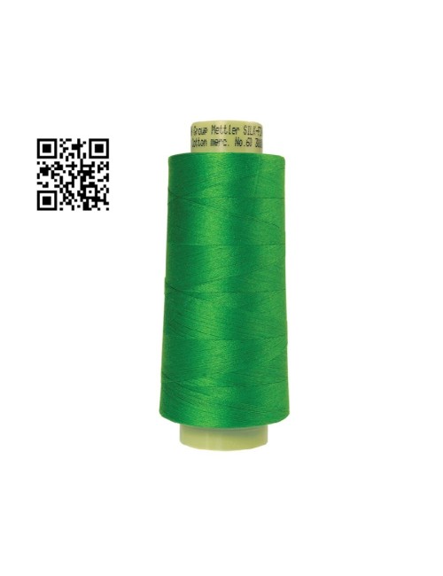 Hilo de algodón Silk Finish nº60 - Grupo Amann Mettler. Disponible en caja de 2 conos de 2743mts - Ref. 9160
