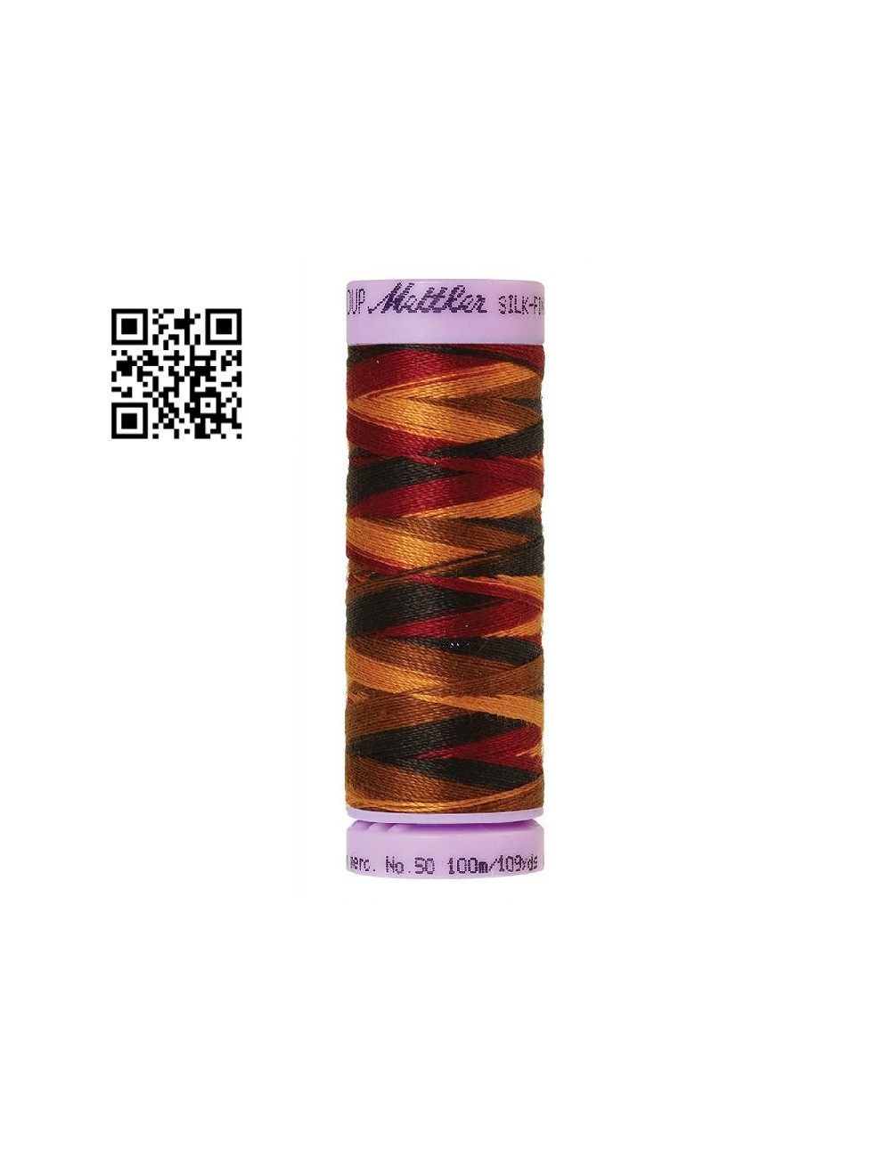 Hilo de algodón Silk Finish Multi nº50 - Grupo Amann Mettler. Disponible en caja de 5 carretes de 100mts - Ref. 9075