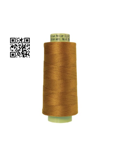 Hilo de algodón Silk Finish nº60 - Grupo Amann Mettler. Disponible en caja de 2 conos de 2743mts - Ref. 9160