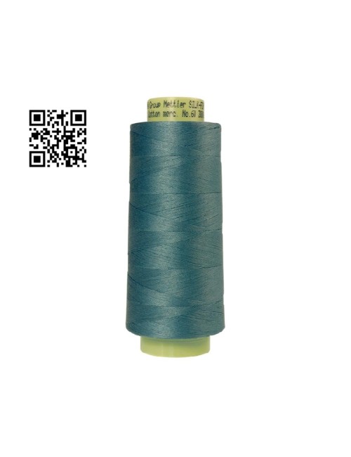 Hilo de algodón Silk Finish nº60 - Grupo Amann Mettler. Disponible en caja de 2 conos de 2743mts - Ref. 9160