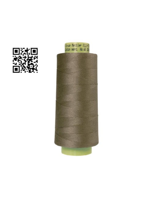 Hilo de algodón Silk Finish nº60 - Grupo Amann Mettler. Disponible en caja de 2 conos de 2743mts - Ref. 9160