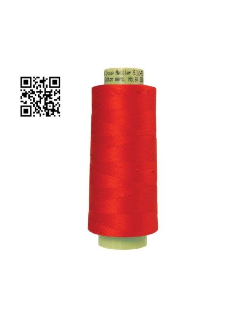 Hilo de algodón Silk Finish nº60 - Grupo Amann Mettler. Disponible en caja de 2 conos de 2743mts - Ref. 9160