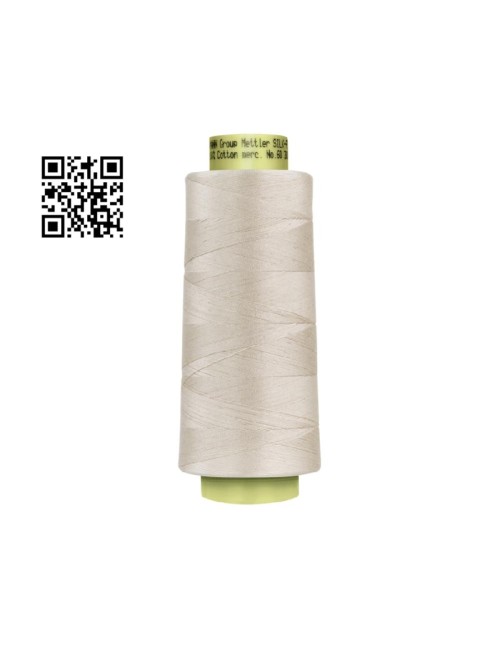 Hilo de algodón Silk Finish nº60 - Grupo Amann Mettler. Disponible en caja de 2 conos de 2743mts - Ref. 9160
