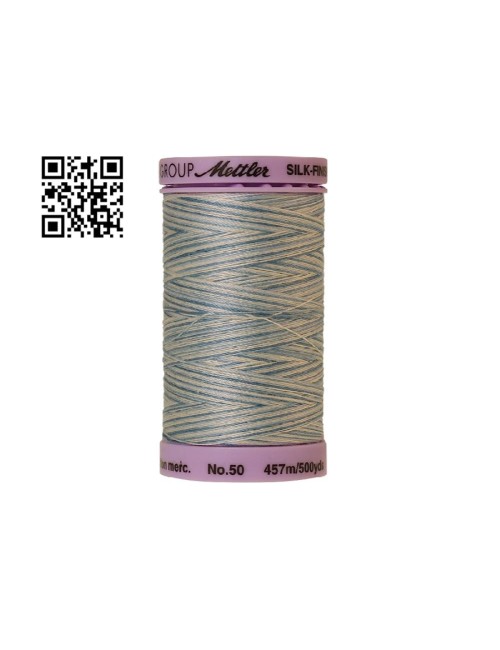 Hilo de algodón Silk Finish Multi nº50 - Grupo Amann Mettler. Disponible en caja de 5 carretes de 457mts - Ref. 9085