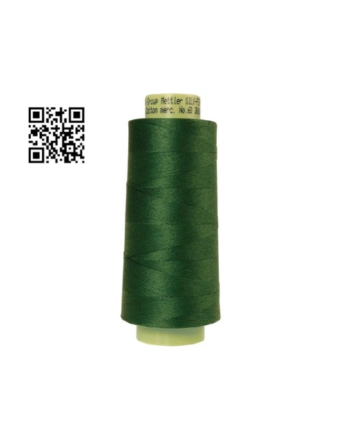 Hilo de algodón Silk Finish nº60 - Grupo Amann Mettler. Disponible en caja de 2 conos de 2743mts - Ref. 9160