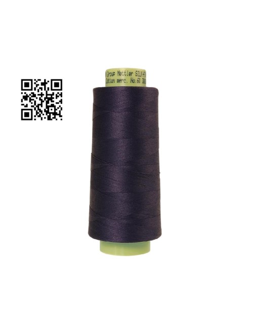 Hilo de algodón Silk Finish nº60 - Grupo Amann Mettler. Disponible en caja de 2 conos de 2743mts - Ref. 9160