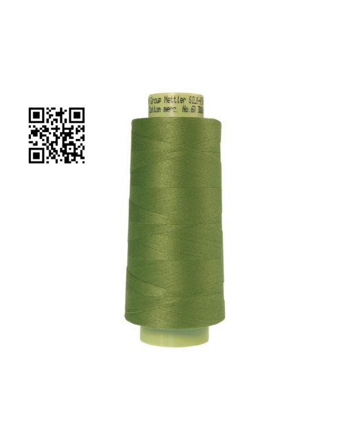 Hilo de algodón Silk Finish nº60 - Grupo Amann Mettler. Disponible en caja de 2 conos de 2743mts - Ref. 9160