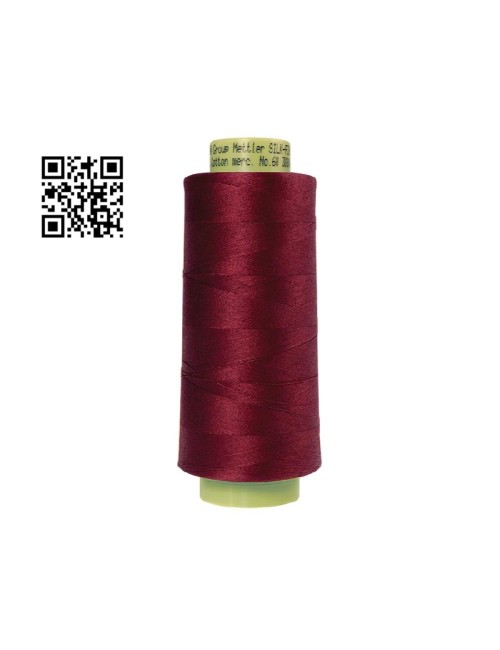 Hilo de algodón Silk Finish nº60 - Grupo Amann Mettler. Disponible en caja de 2 conos de 2743mts - Ref. 9160