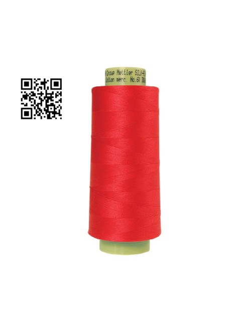 Hilo de algodón Silk Finish nº60 - Grupo Amann Mettler. Disponible en caja de 2 conos de 2743mts - Ref. 9160