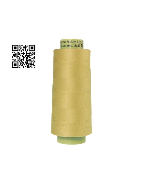 Hilo de algodón Silk Finish nº60 - Grupo Amann Mettler. Disponible en caja de 2 conos de 2743mts - Ref. 9160