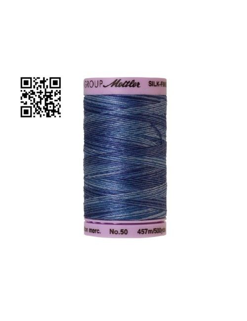 Hilo de algodón Silk Finish Multi nº50 - Grupo Amann Mettler. Disponible en caja de 5 carretes de 457mts - Ref. 9085