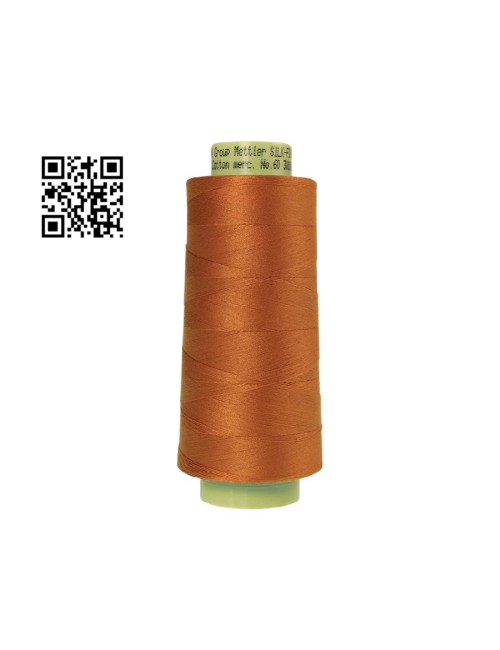 Hilo de algodón Silk Finish nº60 - Grupo Amann Mettler. Disponible en caja de 2 conos de 2743mts - Ref. 9160