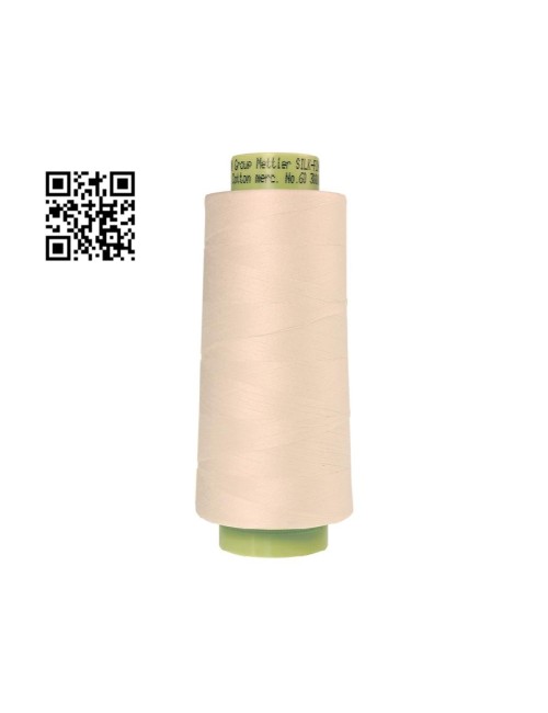 Hilo de algodón Silk Finish nº60 - Grupo Amann Mettler. Disponible en caja de 2 conos de 2743mts - Ref. 9160