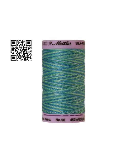 Hilo de algodón Silk Finish Multi nº50 - Grupo Amann Mettler. Disponible en caja de 5 carretes de 457mts - Ref. 9085