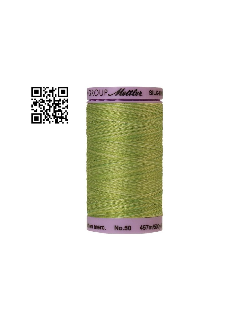 Hilo de algodón Silk Finish Multi nº50 - Grupo Amann Mettler. Disponible en caja de 5 carretes de 457mts - Ref. 9085