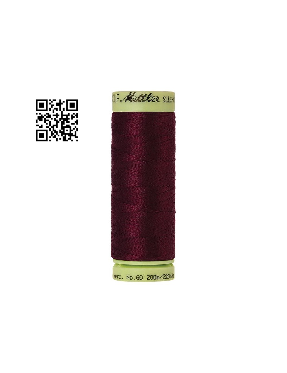 Hilo de algodón Silk Finish nº60 - Grupo Amann Mettler. Disponible en caja de 5 carretes de 200mts - Ref. 9240