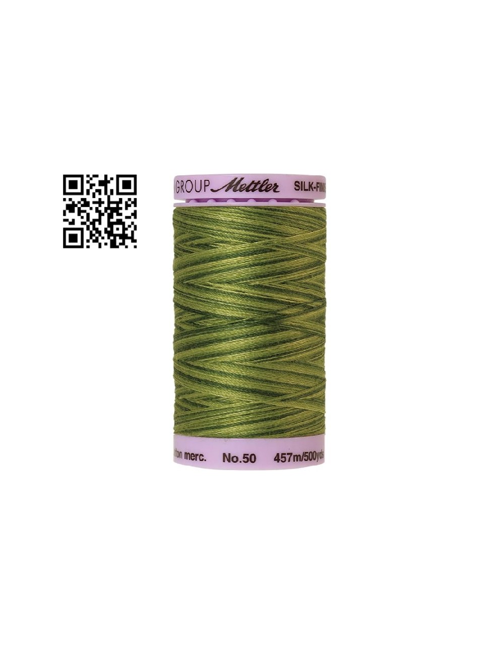 Hilo de algodón Silk Finish Multi nº50 - Grupo Amann Mettler. Disponible en caja de 5 carretes de 457mts - Ref. 9085