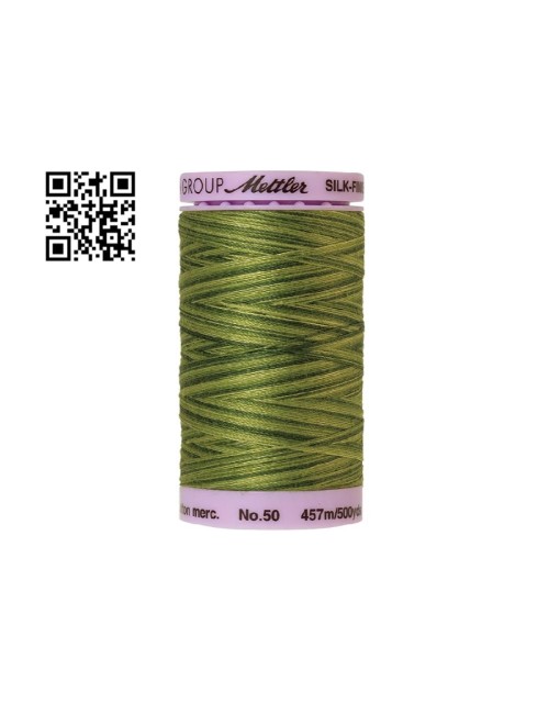 Hilo de algodón Silk Finish Multi nº50 - Grupo Amann Mettler. Disponible en caja de 5 carretes de 457mts - Ref. 9085