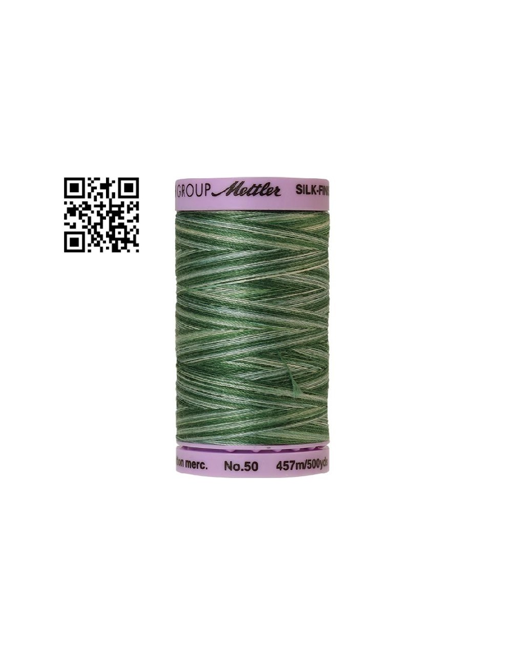 Hilo de algodón Silk Finish Multi nº50 - Grupo Amann Mettler. Disponible en caja de 5 carretes de 457mts - Ref. 9085